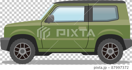 車 軽自動車 四駆 カーキ 車 軽自動車 四駆 カーキ 87997372