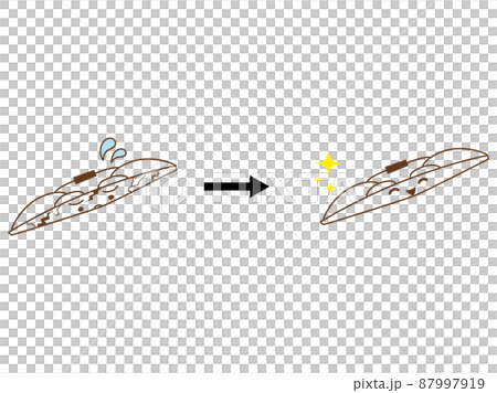 Illustration to replace the deteriorated wiper (with face) 87997919