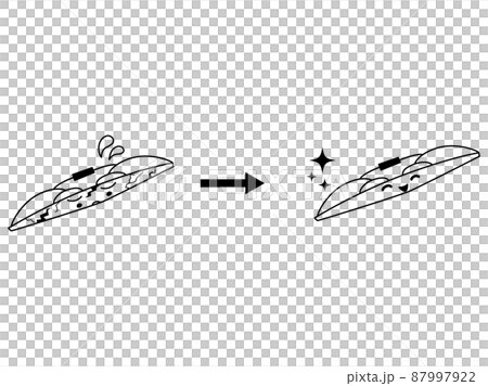 Illustration to replace the deteriorated wiper (with face) 87997922