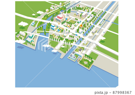 美しい街並みと楽しい暮らし。人々が明るく楽しく暮らせる街づくり。 美しい街並みと楽しい暮らし。人々が明るく楽しく暮らせる街づくり。 87998367