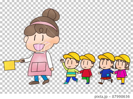 旗振り　幼児 87998636