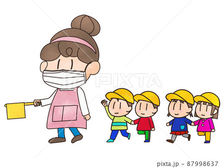 旗振り 幼児 旗振り 幼児 87998637