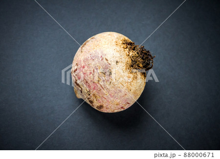 Beetroot on a black table background 88000671