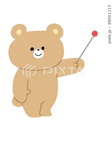 クマ／説明するのイラスト素材 [88001115] - PIXTA