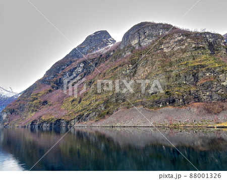 A beautiful view from the famous fjords of Norway 88001326