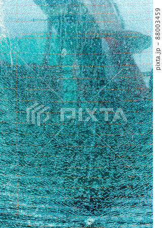 Broken tempered glass background. Broken tempered glass background. 88003459