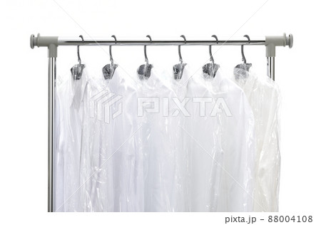 クリーニングしたシャツ・プラハンガー・ビニールカバー 88004108
