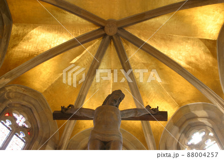 Jesus on the cross, St. Mark church in Zagreb 88004257