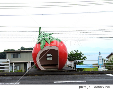 フルーツバス停 長崎県 諫早市 小長井町 バス バス停 フルーツバス停 長崎県 諫早市 小長井町 バス バス停 88005196