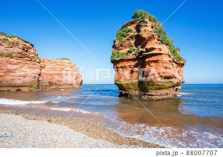 Ladram Bay in Dorset, United Kingdom, Jurassic Coast 88007707