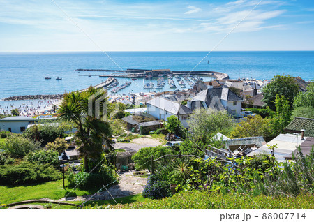 Lyme Regis, United Kingdom, Jurassic Coast in Dorset Lyme Regis, United Kingdom, Jurassic Coast in Dorset 88007714