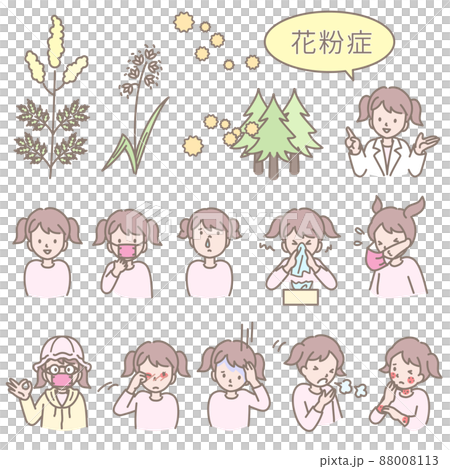 Hay fever symptom set 88008113
