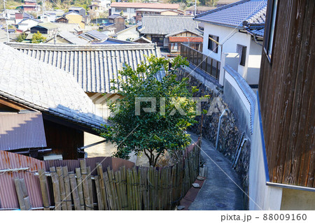 島の中心地・本浦集落の路地と家並み1 岡山県笠岡市真鍋島 島の中心地・本浦集落の路地と家並み1 岡山県笠岡市真鍋島 88009160