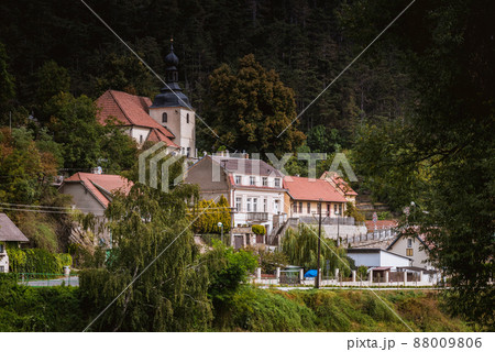 View of Karlstejn village. Czech Republic 88009806