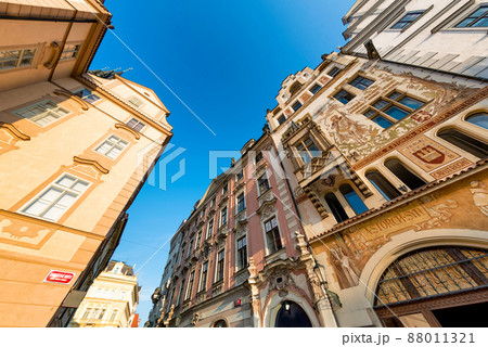 Street at Old Town Square (Staromestske Namesti). Prague, Czech Republic Street at Old Town Square (Staromestske Namesti). Prague, Czech Republic 88011321