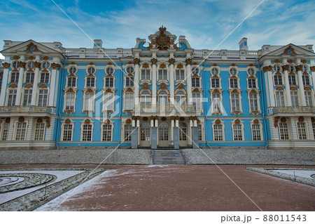 ロシア　サンクトペテルブルク　エカテリーナ宮殿　冬 88011543