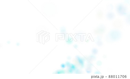 CGパーティクル　夏をイメージした水色のパーティクル 88011706
