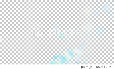 CGパーティクル　夏をイメージした水色のパーティクル 88011706