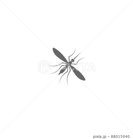 Mosquito icon flat design template vector illustration 88015040