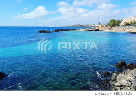 Playa Jablillo beach, in Costa Teguise, Lanzarote 88017326