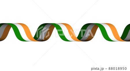 National tricolor ribbon of India National tricolor ribbon of India 88018950