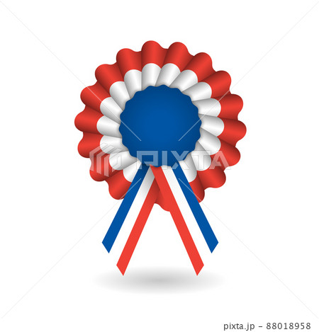 National tricolor cockade of France 88018958