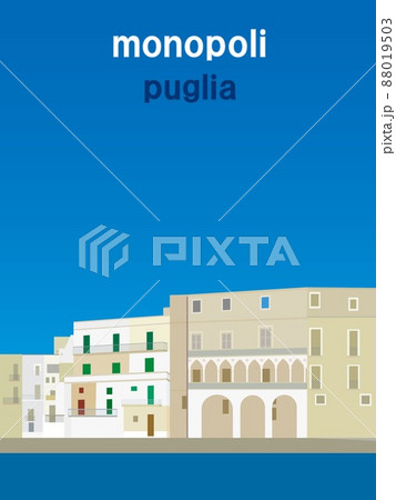 モノポリ　monopoli　プーリア　puglia　ポルトヴェッキオ　porto　vecchio 88019503