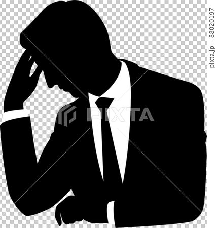 Anguished male businessman 88020197