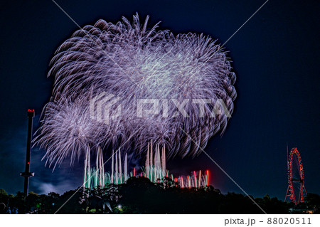 コロナ禍の西武園花火大会2021 88020511