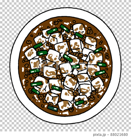 手繪麻婆豆腐插畫 手繪麻婆豆腐插畫 88021680