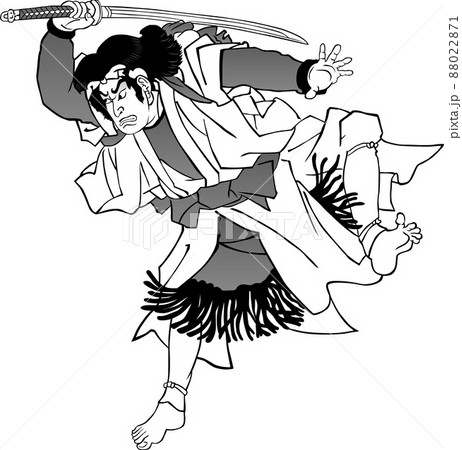 浮世絵　歌舞伎役者　その89 88022871