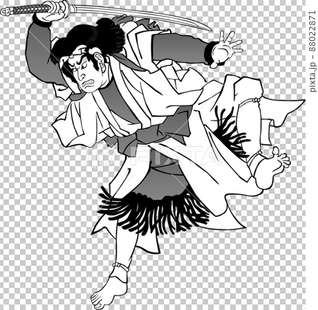 浮世絵　歌舞伎役者　その89 88022871