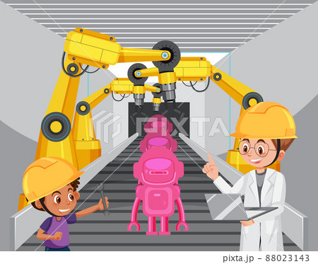 Concept of automation industry 88023143