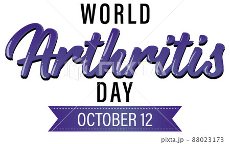 World arthritis day word banner design World arthritis day word banner design 88023173