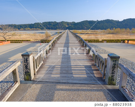 静岡島田_世界最長の木造橋・蓬莱橋 静岡島田_世界最長の木造橋・蓬莱橋 88023938