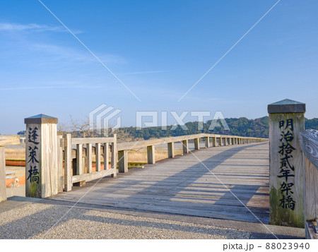 静岡島田_世界最長の木造橋・蓬莱橋 静岡島田_世界最長の木造橋・蓬莱橋 88023940