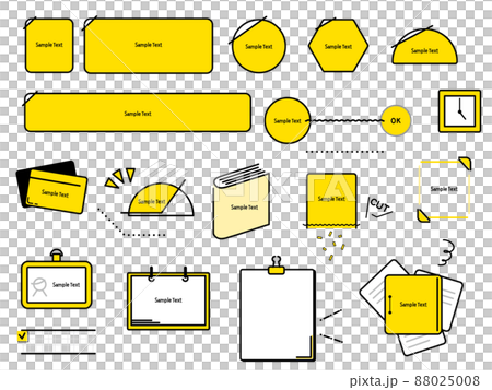 シンプルなオフィスの見出し・イラスト・マーク・フレーム シンプルなオフィスの見出し・イラスト・マーク・フレーム 88025008