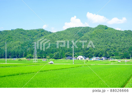 夏の田舎風景 88026666