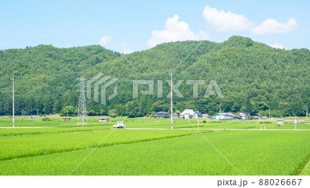 夏の田舎風景 88026667