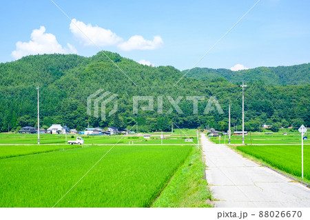 夏の田舎風景 88026670