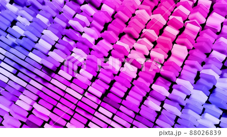 3d render. 3d abstract simple geometric background with multicolor rectangles on plane. Creative simple motion design background with 3d objects. 3d render. 3d abstract simple geometric background with multicolor rectangles on plane. Creative simple motion design background with 3d objects. 88026839