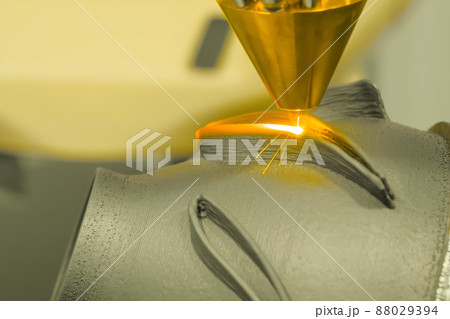 Direct metal deposition - laser melting, powder spray manufacturing technology 88029394