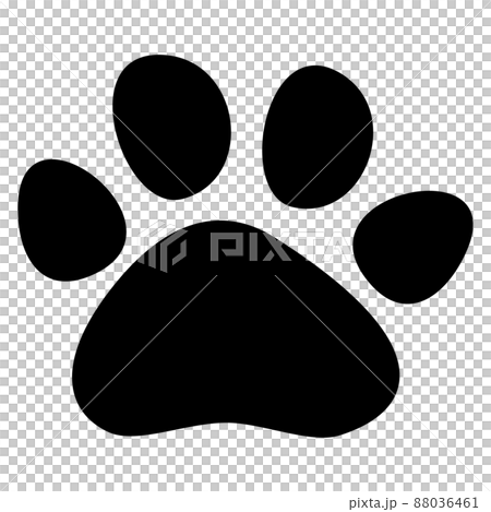 爪子向量圖的簡單剪影素材 88036461