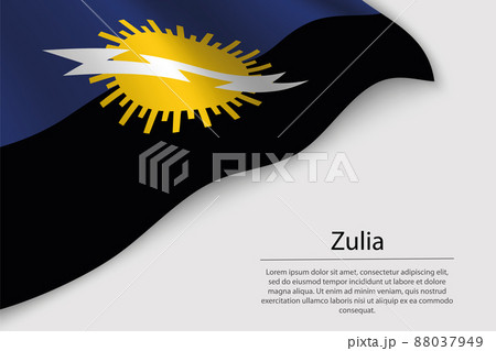 Wave flag of is a state of Venezuela 88037949