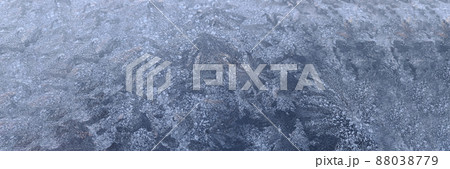 Beautiful pattern from frost on glass background 88038779
