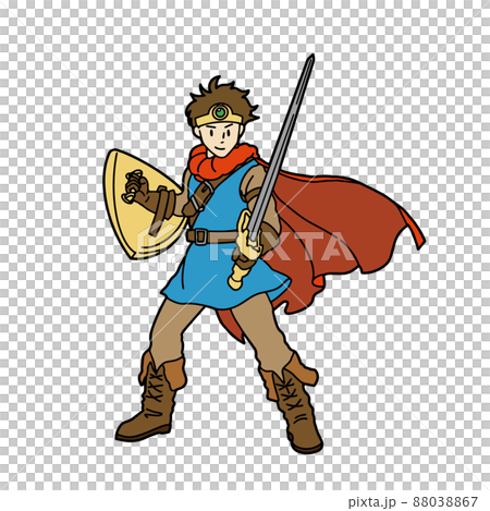 勇者 イラストのイラスト素材 0367