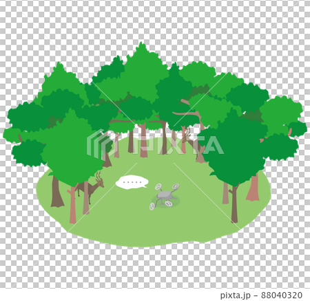 一架無人機無法操作並墜毀在山上，無人看管 88040320