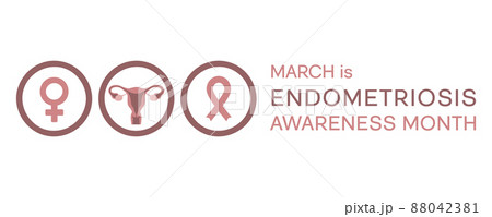 National Endometriosis Awareness Month march info graphic 88042381