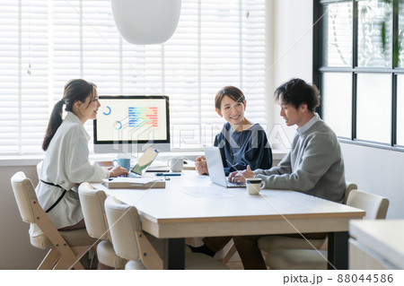 ビジネスイメージ　チーム　会議　オフィス 88044586