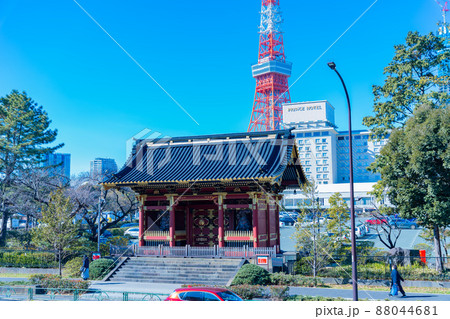 有章院霊廟と増上寺から眺める観光名所の東京タワー「Tokyo Towerとうきょうタワー」 有章院霊廟と増上寺から眺める観光名所の東京タワー「Tokyo Towerとうきょうタワー」 88044681